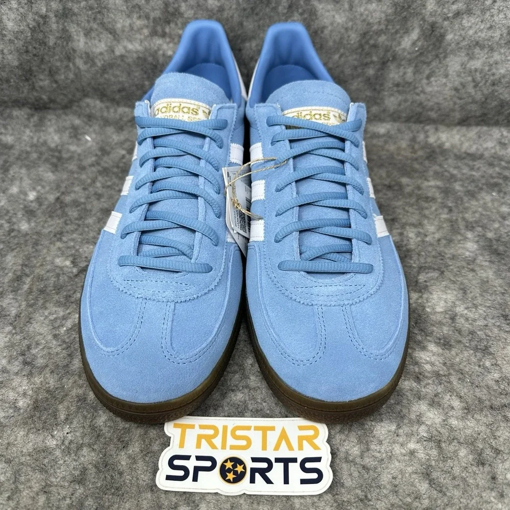 Adidas Originals Handball Spezial Shoes Mens Size 10.5 Light Blue Suede BD7632